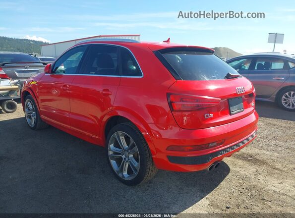 WA1GFCFSXGR009165 2016 AUDI Q3 Red Հետևի ձախ