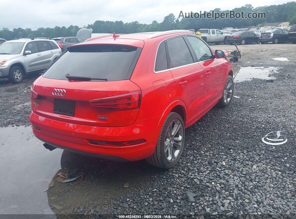 WA1JCCFS1HR001648 2017 AUDI Q3 Red უკანა მარჯვენა