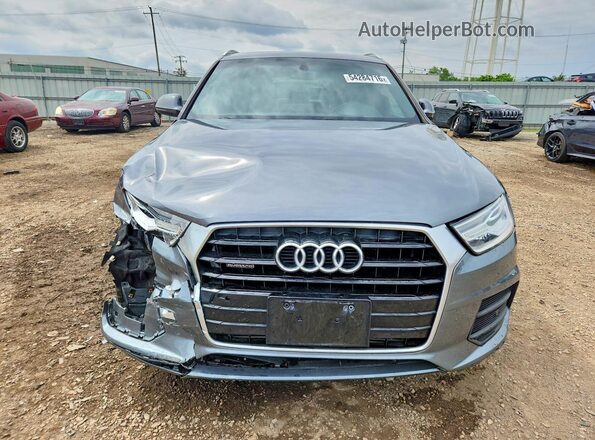 WA1JCCFS3HR017396 2017 AUDI Q3 Gray Widok z przodu