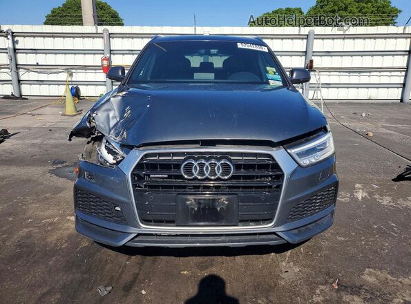 WA1JCCFS4JR023844 2018 AUDI Q3 Gray Դիմացի տեսք
