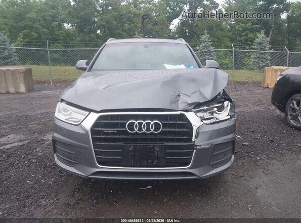 WA1JCCFSXHR004029 2017 AUDI Q3 Gray Widok zestawu wskaźników