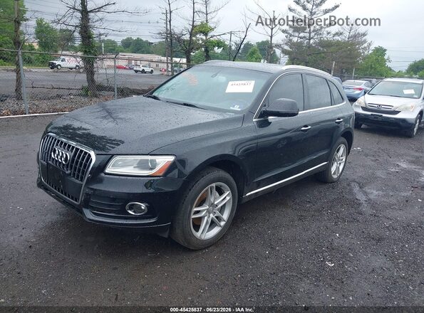 WA1L2AFP0GA036464 2016 AUDI Q5 Black Առջևի ձախ երեք քառորդ տեսարան