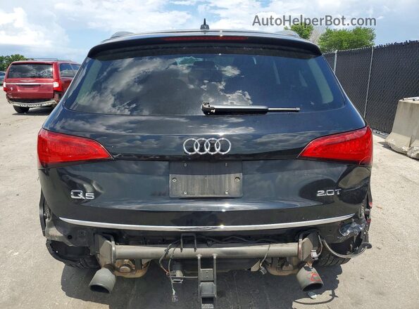 WA1L2AFP0HA009590 2017 AUDI Q5 Black Հետևի տեսք