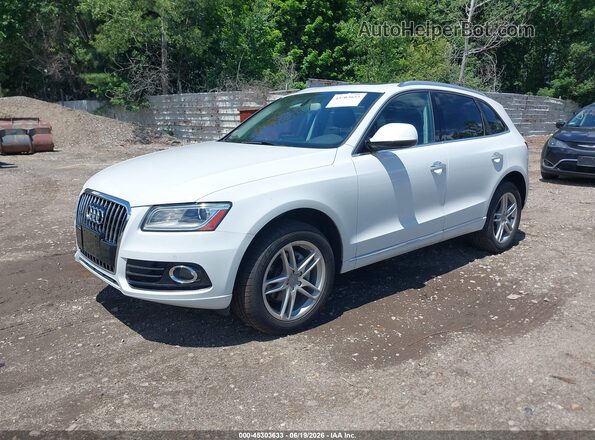 WA1L2AFP1HA015351 2017 AUDI Q5 White Vista tres cuartos delantera izquierda