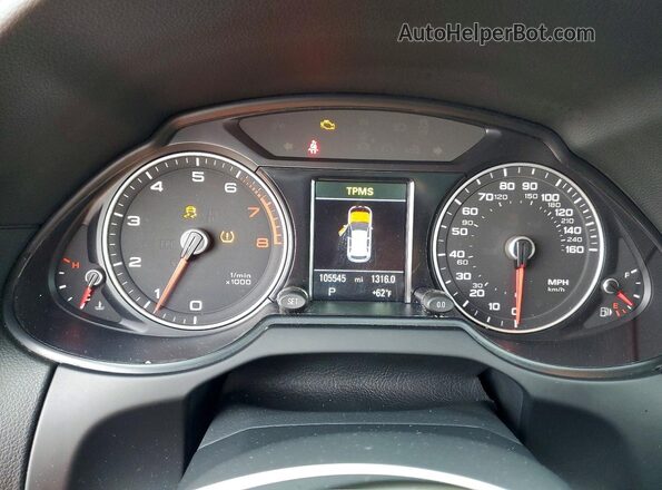 WA1L2AFP2GA037244 2016 AUDI Q5 Silver Вид щитка приладів