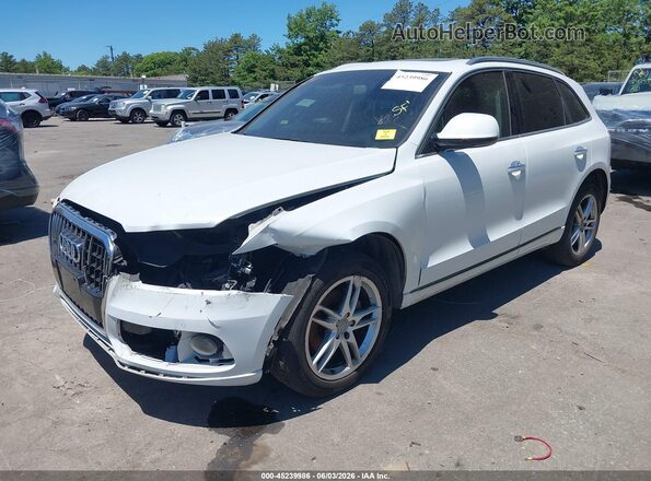 WA1L2AFP6GA033990 2016 AUDI Q5 White Առջևի ձախ երեք քառորդ տեսարան