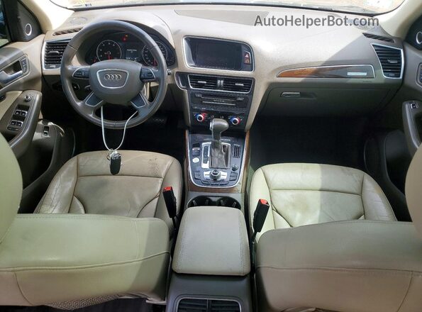 WA1L2AFP8HA012172 2017 AUDI Q5 Black Առջևի վահանակի տեսք