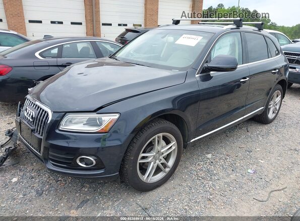 WA1L2AFP9GA018593 2016 AUDI Q5 Dark Blue Передня ліва чверть