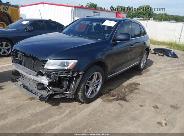 WA1L2AFP9GA132898 2016 AUDI Q5 Black Առջևի ձախ երեք քառորդ տեսարան