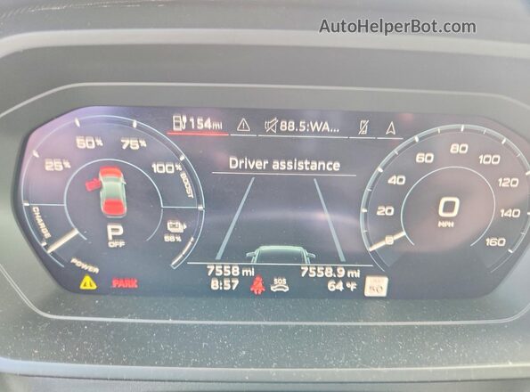 WA1L2BFZXRP024152 2024 AUDI Q4 Blue Instrument cluster view