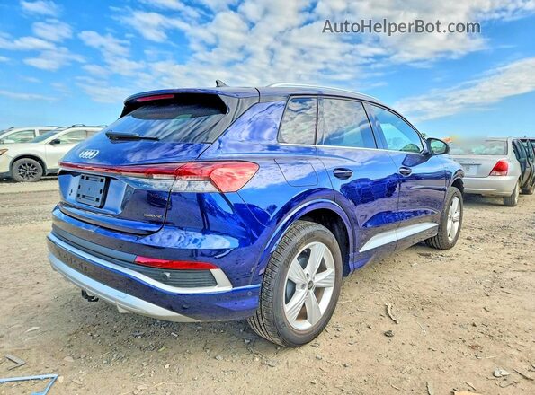 WA1L2BFZXRP024152 2024 AUDI Q4 Blue Rear right