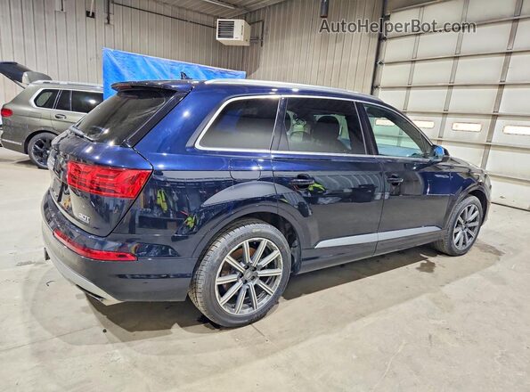 WA1LAAF70JD003120 2018 AUDI Q7 Blue Задня права чверть