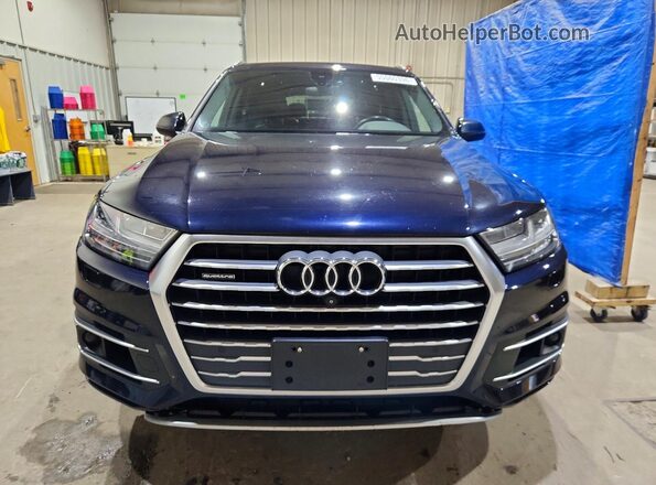 WA1LAAF70JD003120 2018 AUDI Q7 Blue Вид спереду