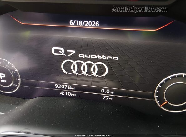 WA1LAAF70KD048995 2019 AUDI Q7 Silver 