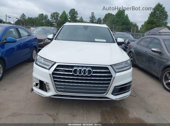 WA1LAAF71HD016260 2017 AUDI Q7 White Вид щитка приладів