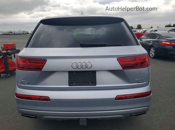 WA1LAAF71JD014143 2018 AUDI Q7 Silver Rear view