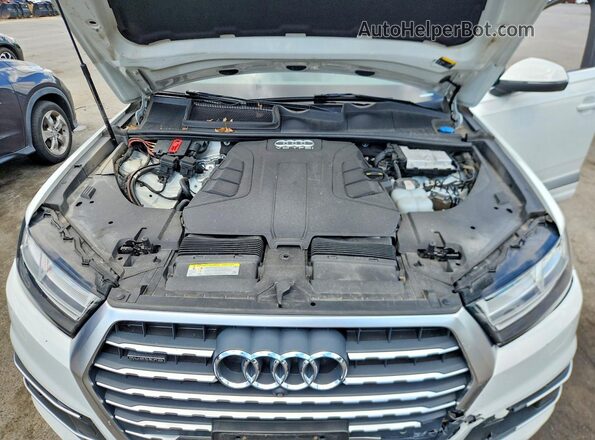 WA1LAAF71JD015969 2018 AUDI Q7 Белый Вид подкапотного пространства