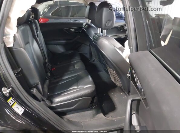 WA1LAAF72HD027428 2017 AUDI Q7 Black VIN კოდის სტიკერის ხედი