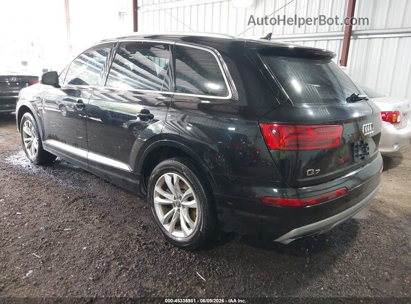 WA1LAAF72HD027428 2017 AUDI Q7 Black უკანა მარცხენა