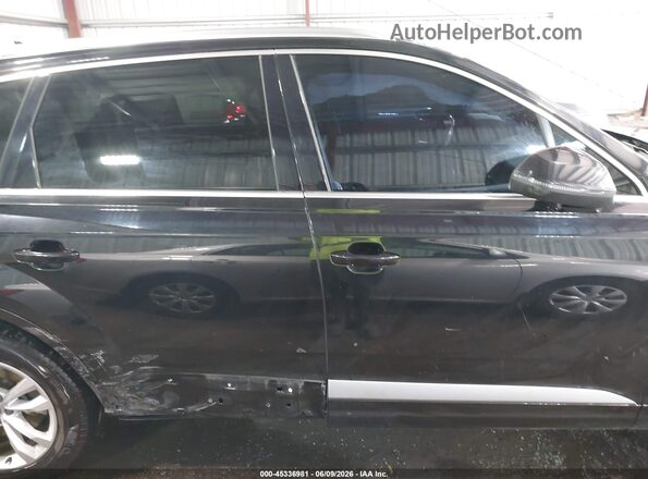 WA1LAAF72HD027428 2017 AUDI Q7 Black უკანა სალონის ხედი