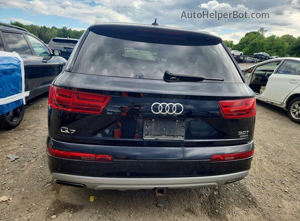WA1LAAF72HD030152 2017 AUDI Q7 Black Widok z tyłu
