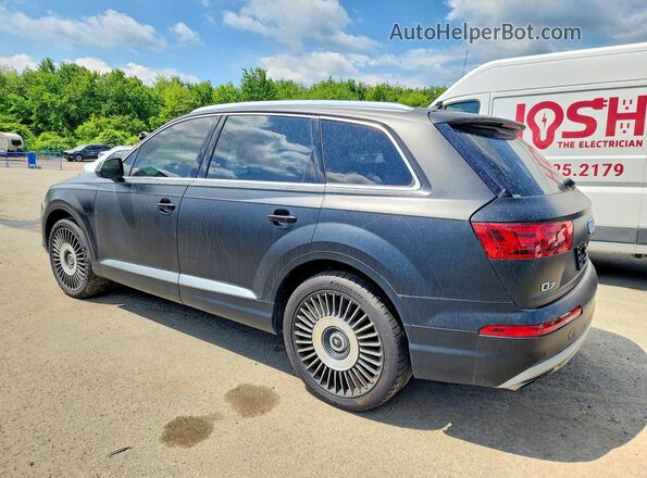 WA1LAAF72HD040325 2017 AUDI Q7 Black Tył lewy