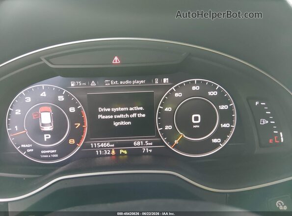 WA1LAAF72JD032344 2018 AUDI Q7 White უკანა სავარძლების ხედი