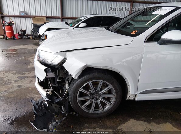 WA1LAAF72JD032344 2018 AUDI Q7 White წინა ხედი