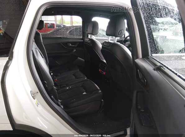 WA1LAAF72JD032344 2018 AUDI Q7 White VIN კოდის სტიკერის ხედი