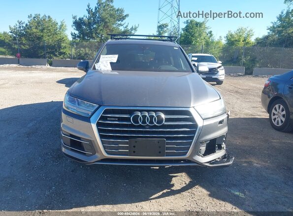 WA1LAAF73HD026238 2017 AUDI Q7 Gray Widok zestawu wskaźników