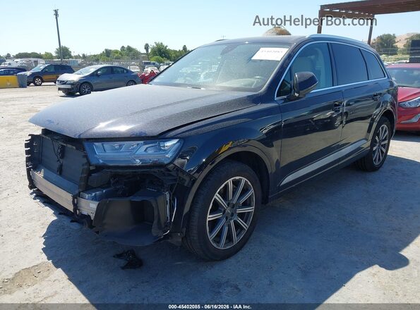 WA1LAAF73HD027292 2017 AUDI Q7 Dark Blue Առջևի ձախ երեք քառորդ տեսարան