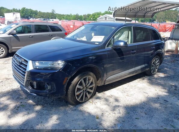 WA1LAAF73HD028720 2017 AUDI Q7 Black წინა მარცხენა ხედი სამი მეოთხედიდან
