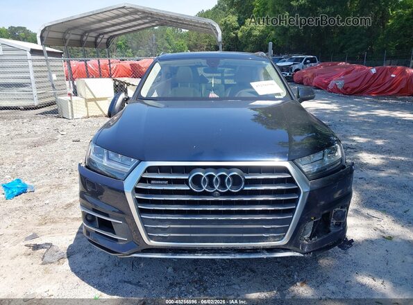 WA1LAAF73HD028720 2017 AUDI Q7 Black ხელსაწყოთა პანელის ხედი