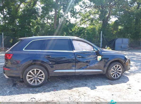 WA1LAAF73HD028720 2017 AUDI Q7 Black უკანა სალონის ხედი
