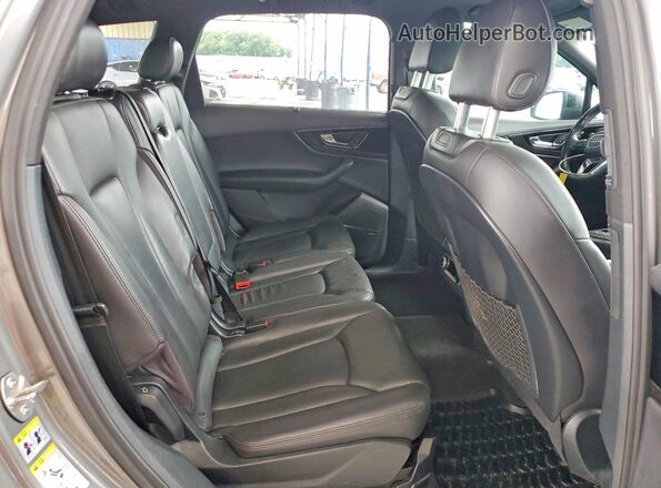 WA1LAAF73HD034727 2017 AUDI Q7 Charcoal Вид задніх сидінь