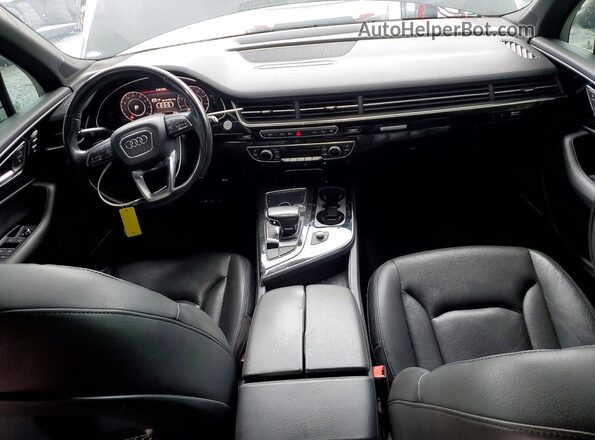WA1LAAF73HD034727 2017 AUDI Q7 Charcoal Вид панелі приладів