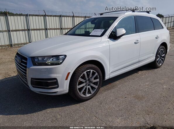 WA1LAAF73HD048028 2017 AUDI Q7 White წინა მარცხენა ხედი სამი მეოთხედიდან