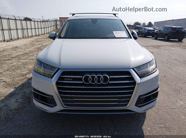 WA1LAAF73HD048028 2017 AUDI Q7 White ხელსაწყოთა პანელის ხედი