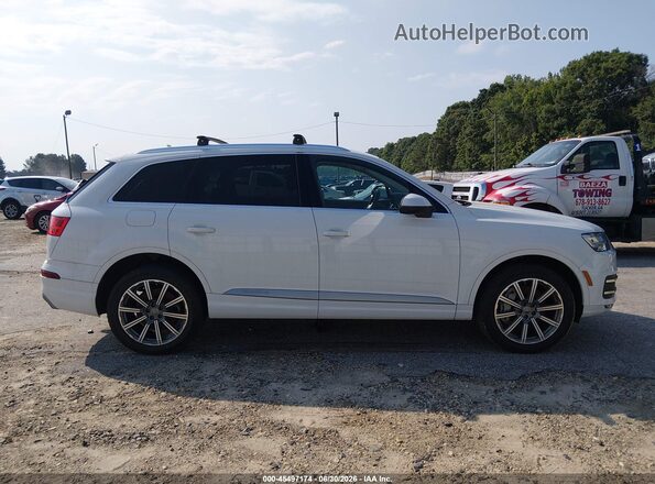 WA1LAAF73HD048028 2017 AUDI Q7 White უკანა სალონის ხედი