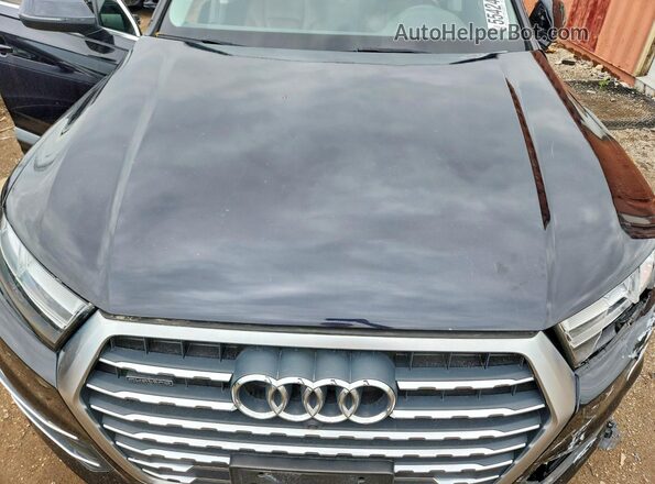 WA1LAAF73JD016220 2018 AUDI Q7 Black უკანა სალონის ხედი