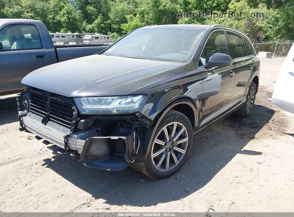 WA1LAAF74HD021016 2017 AUDI Q7 Black წინა მარცხენა ხედი სამი მეოთხედიდან