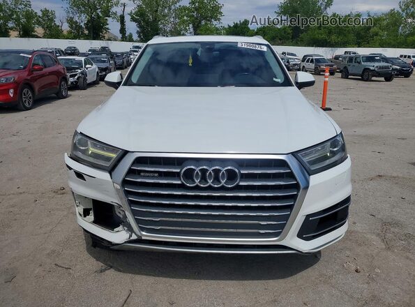 WA1LAAF74JD034967 2018 AUDI Q7 White Front view
