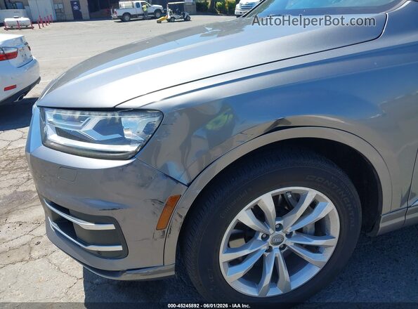 WA1LAAF75HD025804 2017 AUDI Q7 Gray წინა ხედი