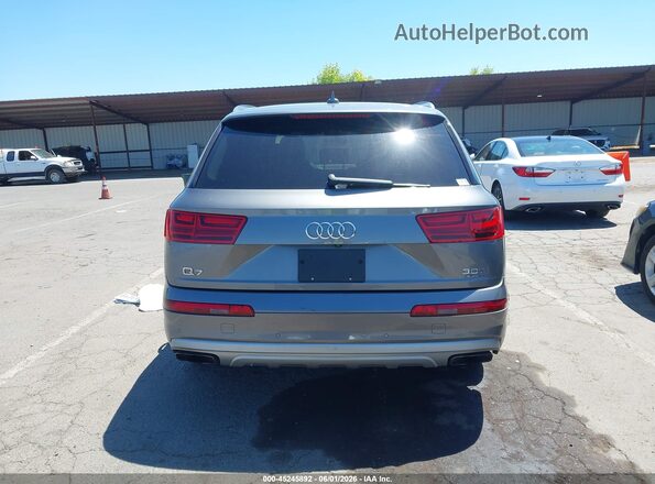 WA1LAAF75HD025804 2017 AUDI Q7 Gray 