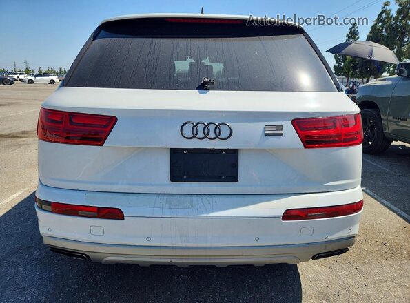 WA1LAAF75HD048726 2017 AUDI Q7 White Հետևի տեսք