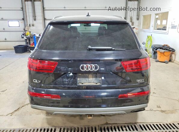 WA1LAAF75JD006708 2018 AUDI Q7 Black Հետևի տեսք
