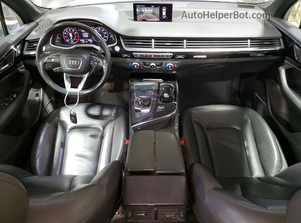 WA1LAAF75JD006708 2018 AUDI Q7 Black Առջևի վահանակի տեսք