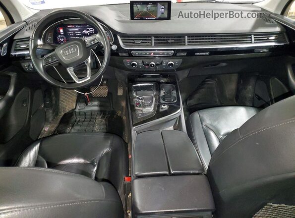 WA1LAAF75KD043775 2019 AUDI Q7 Silver Առջևի վահանակի տեսք