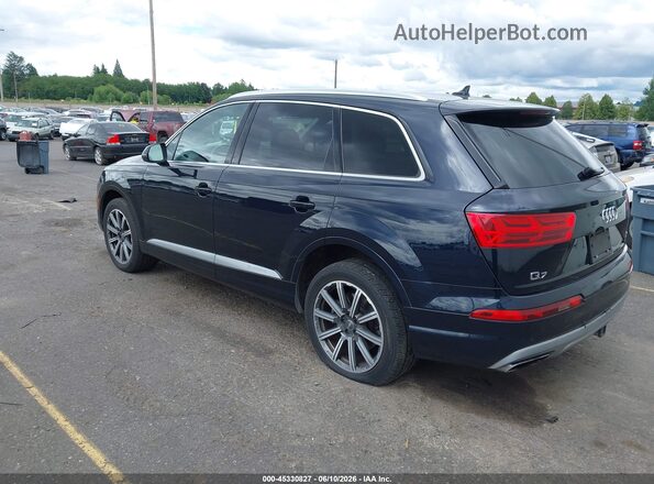 WA1LAAF76HD027786 2017 AUDI Q7 Black Задня ліва чверть