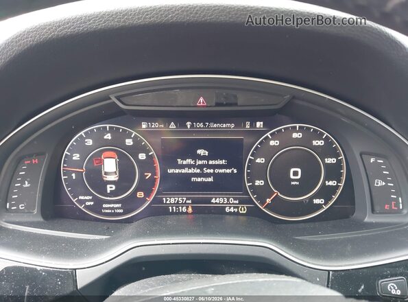WA1LAAF76HD027786 2017 AUDI Q7 Black Вид задніх сидінь